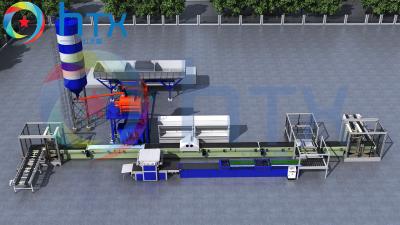 China Quartz Slab Artificial Feeding Stone Veneer Production Line Fully Automatic for sale