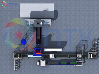 China Precast Concrete Wall Panel Production Line Mixture Vibration 220V for sale