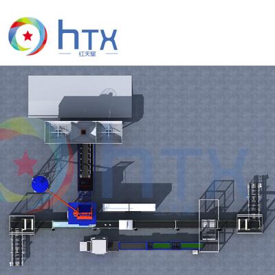 China Wet Casting Doser Pallet Transfer Machine For Plastic Paver Concrete Stone Production for sale