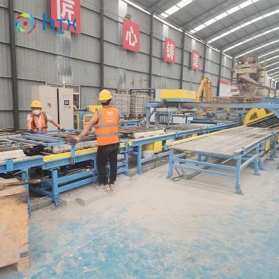 China Línea de producción automática completa controlada por PLC para la máquina de fabricación de paneles de vallas de piedra de cultivo en venta