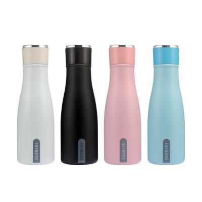 China Durable Bullet SS Double Wall Stainless Steel UV-C Lightweight Thermos Insulated Vacuum Water Bottle Tumbler Flask for sale
