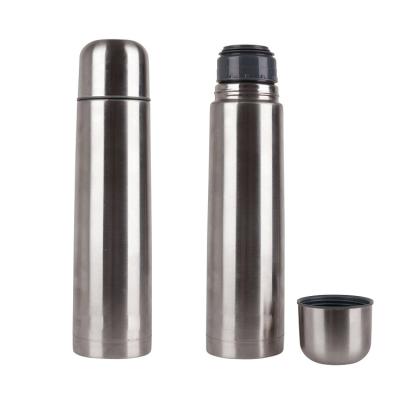 China PORTABLE Outdoor Sports Vacuum Stainless Seel Large Shell Insulated Outdoor Big Water Bottle Thermos Hot Flask 1 Liter for sale