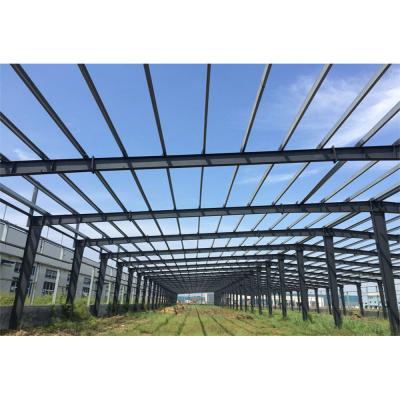 China 100*200 Steel Roof Trusses , Prefab Metal Building Construction Heavy Type zu verkaufen