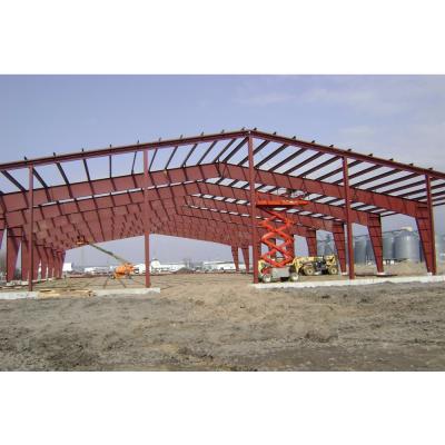 China 100×100 Prefab Insulated Warehouse Steel Frame Structure zu verkaufen
