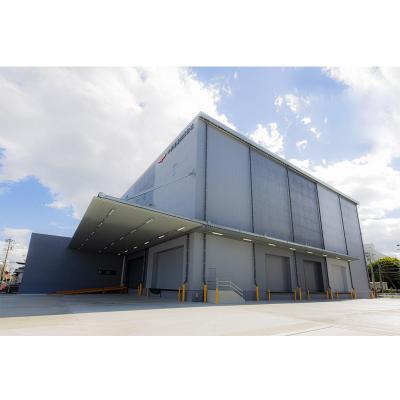 China Simple High Space Clear Span Warehouse Steel Structure Buildings Airplane Hangers for sale