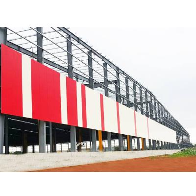 China Q355 Metal Frame Structure Prefab Garage Workshop Shop Buildings à venda