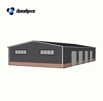China Metal Sheds Light Prefabricated Storage Building Warehouse Construction Materials for sale