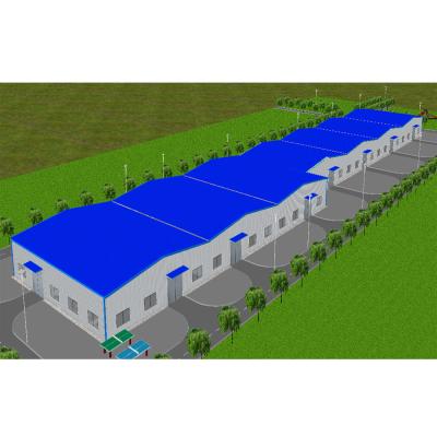 China Astm Galvanized Corrugated Metal Roof Pre Engineered Steel Building Structure Commercial for sale
