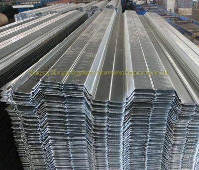 China Prefabricated Galvanized Firm Floor Steel Decking Corrugated Steel Floor Panels for sale