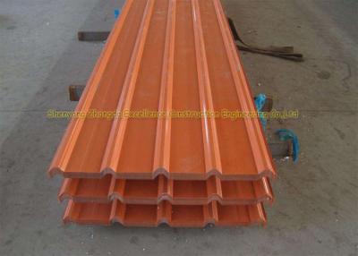 Chine ASTM A755 a galvanisé les feuilles de toiture ridées par gi en métal pour le toit de murs à vendre