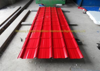 China Sound Insulation Corrugated Metal Roofing Colour Coated Steel Roofing Sheets for sale