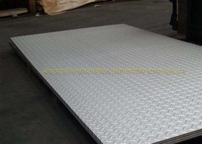 China SGS Galvanized Checker Plate Metal Flooring Sheets ASTM A36 A283GRC for sale