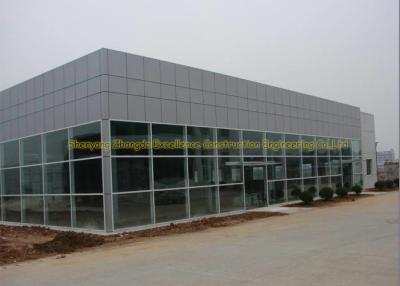 中国 フレームの鉄骨構造のプロジェクトのための多階の前に設計された鋼鉄建物 販売のため