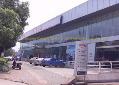 Chine Acier de construction moderne de preuve de feu encadrant pour la salle d'exposition de la voiture 4S à vendre