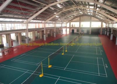 China Pre Engineering Prefab Steel Buildings Badminton Hall Safety Steel Structures for sale