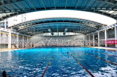 China Energy Savings Prefabricated Steel Structures Swimming Pool Roof Covers for sale