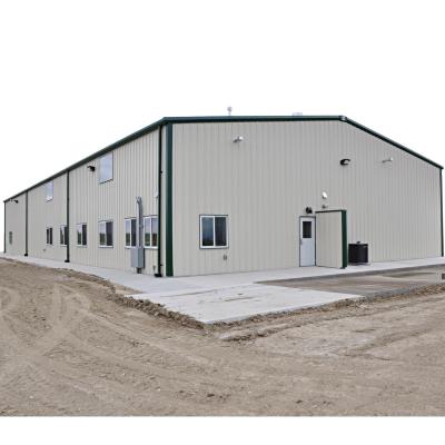 China DIN Q235 Q345 Steel Structure Warehouse Hall / Hanger for sale