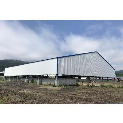 China Industrial Shed Design Q345 Steel Frame Warehouse Construction Prefabricated Building Big for sale