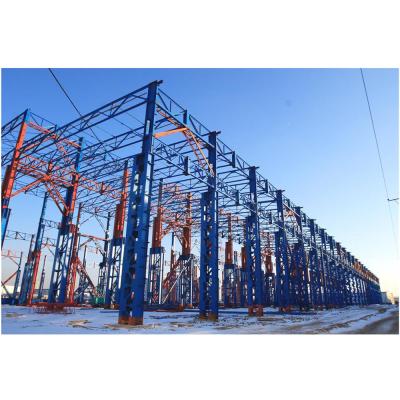 China Prefabricated Swimming Pool Warehouse Steel Structure Q345 Residential Building for sale
