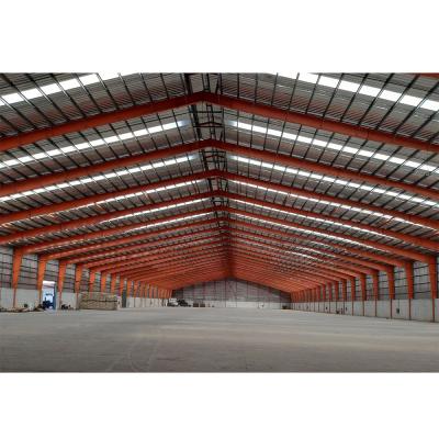China H Section Prefabricated Steel Building / Prefab Steel Structure Warehouse Anti Earthquake for sale