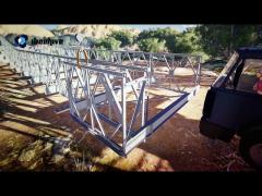 Prefabricated steel truss Bailey bridge