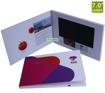 China 2017 High quality Promotion 7 inch digital lcd screen video greeting cards /video brochure card for advertising for sale
