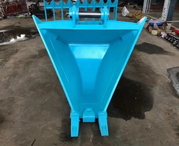 Quality 1 - 50 Tons Excavator Trenching Bucket Welding Trapezoidal V Ditch for sale