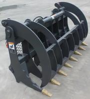 Quality 16Mpa Working Pressure Skid Steer Attachments Hydraulic Grapple for sale