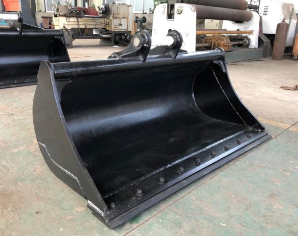 Quality 48" Width Backhoe Mud Bucket Hardened Alloy For Ditch And Trench Cleaning for sale