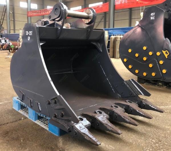 Quality 5-100 tons Excavator Stone Bucket For Earthmoving & Grading Tasks for sale