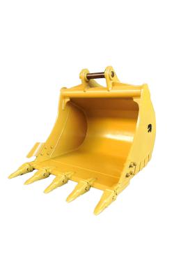 中国 1.7-120 Tons Excavator Digger Bucket Heavy-Duty Rock Standard Types Available Parts Reinforced Plates 販売のため