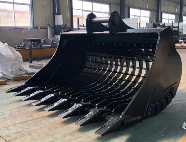 Quality Heavy Duty Skeleton Skid Steer Bucket For Debris Sorting 1-50T for sale