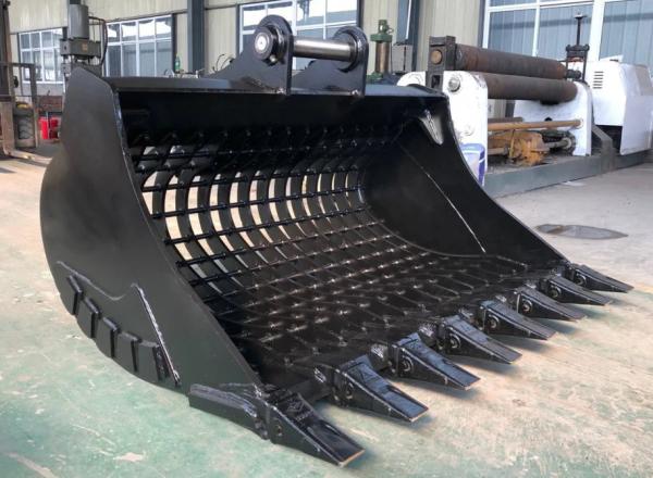 Quality Heavy Duty Skeleton Skid Steer Bucket For Debris Sorting 1-50T for sale