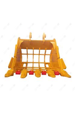 China Heavy Machine Earthmoving Parts Excavator Rock Skeleton Bucket For 1-50T Excavator for sale