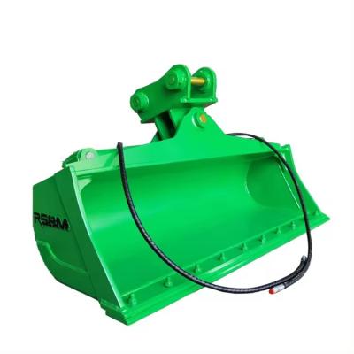 中国 Home Use Mini Excavator 0.8 Excavator Tilt Bucket with high quality cylinder 販売のため