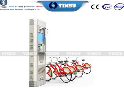China Autoavaliação verde do curso na resistência de corrosão pública do armário do mestre da bicicleta do quiosque à venda