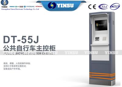 China RAL Color Self Check In Kiosk / Stainless Steel Kiosk For Transportation Company for sale