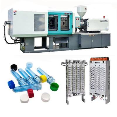 China PET Plastic Preform Bottle Making Machine Auto Injection Molding Machine 1400 KN for sale