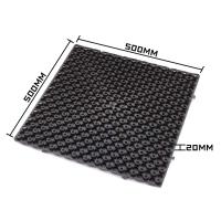 Quality Interlocking HDPE Green Black Drainage Board for Water Management and Easy for sale