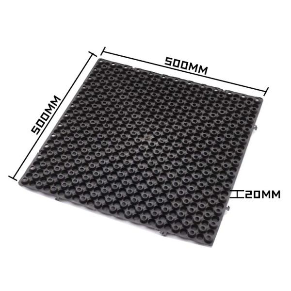 Quality Interlocking HDPE Green Black Drainage Board for Water Management and Easy Installation for sale