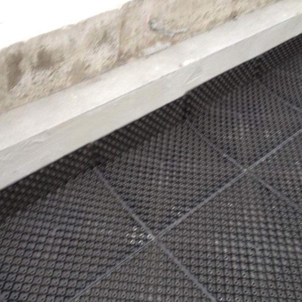 Quality Interlocking HDPE Green Black Drainage Board for Water Management and Easy for sale