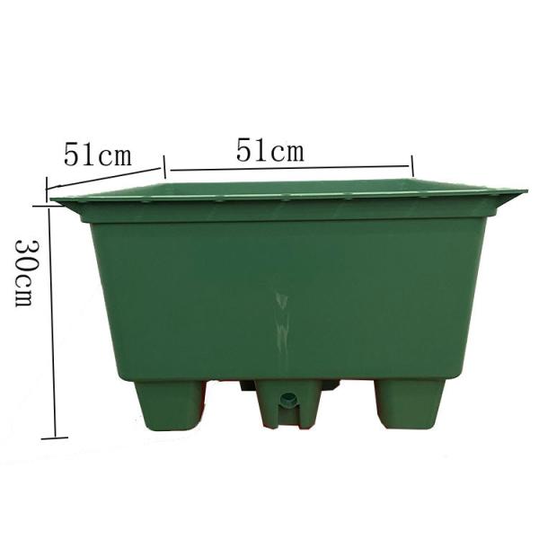 Quality Square Shape Sedum Green Roof Tray for Plastic Large Garden Planter and Green for sale