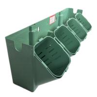 Quality Hanging Plastic Flower Pots for Vertical Greening in Gardens 40 Pots per Square for sale