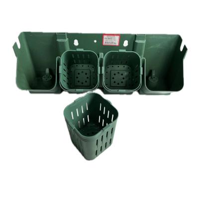 Quality Plastic HDPE Greening Planting Pot Stackable Vertical Wall Planter System for for sale