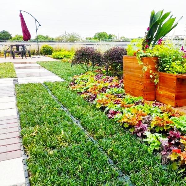 Quality Plastic Square Assemble Green Roof Tray Systems for Sustainable Planting for sale