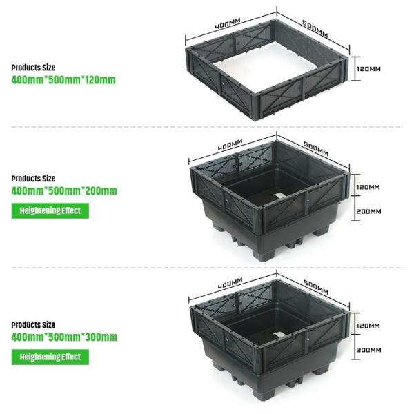 Quality Eco-friendly Sedum Green Roof Modular Tray System for Planting Flowers and for sale