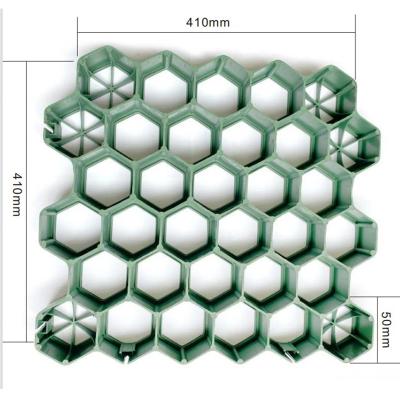 China Green HDPE Permeable Paving Grids for Easy Ground Packing Lot Driveway Installation for sale