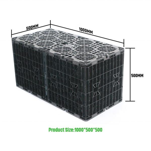 Quality 468L Water Storage Capacity Plastic Underground Attenuation Rainwater Harvesting for sale