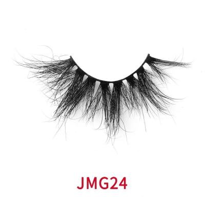 China 100% Siberian Cruelty Free 3D Fluffy Mink Lashes With Black Cotton Band for sale