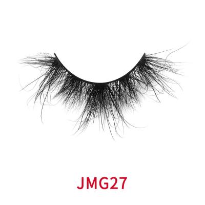 China Homemade 3d Mink Fluffy Lashes , Super Thin 25mm Fluffy Lashes for sale